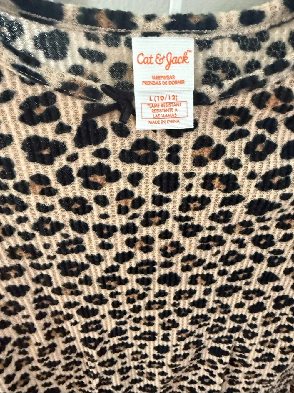 Cat & Jack long pajama fabric